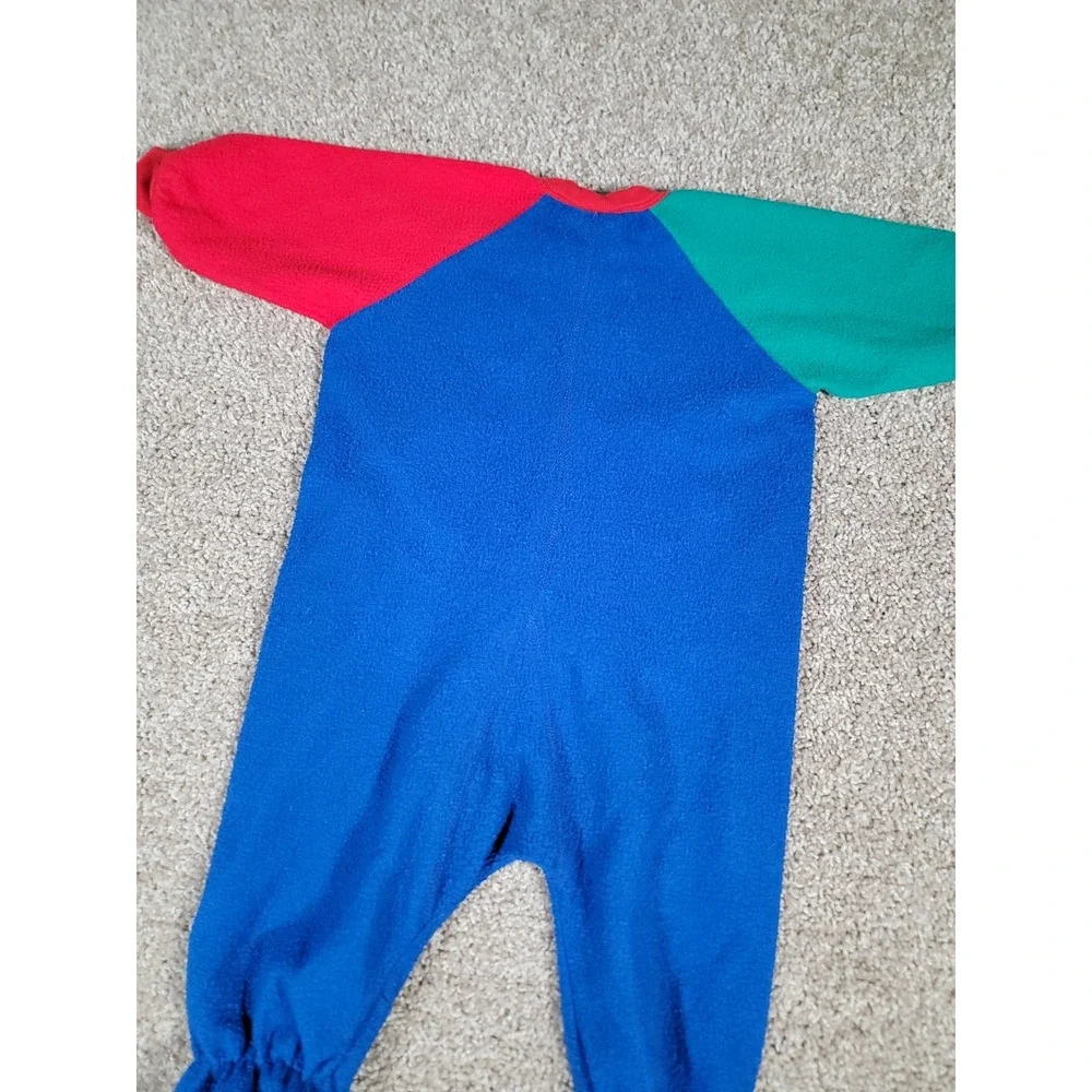 Vintage Winnie The Pooh Sleeper Footed Pajama Full Zip 18 Months Blue 90s Disney